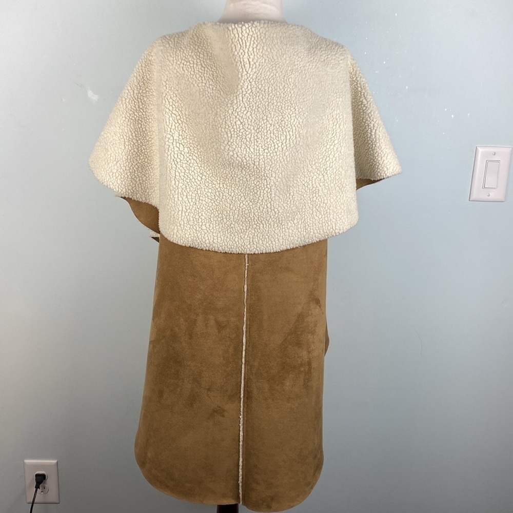 Free People Vegan Shearling Long Vest | Sz OS - Picture 4 of 7